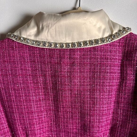 Magenta Tweed dress - Picture 14 of 16